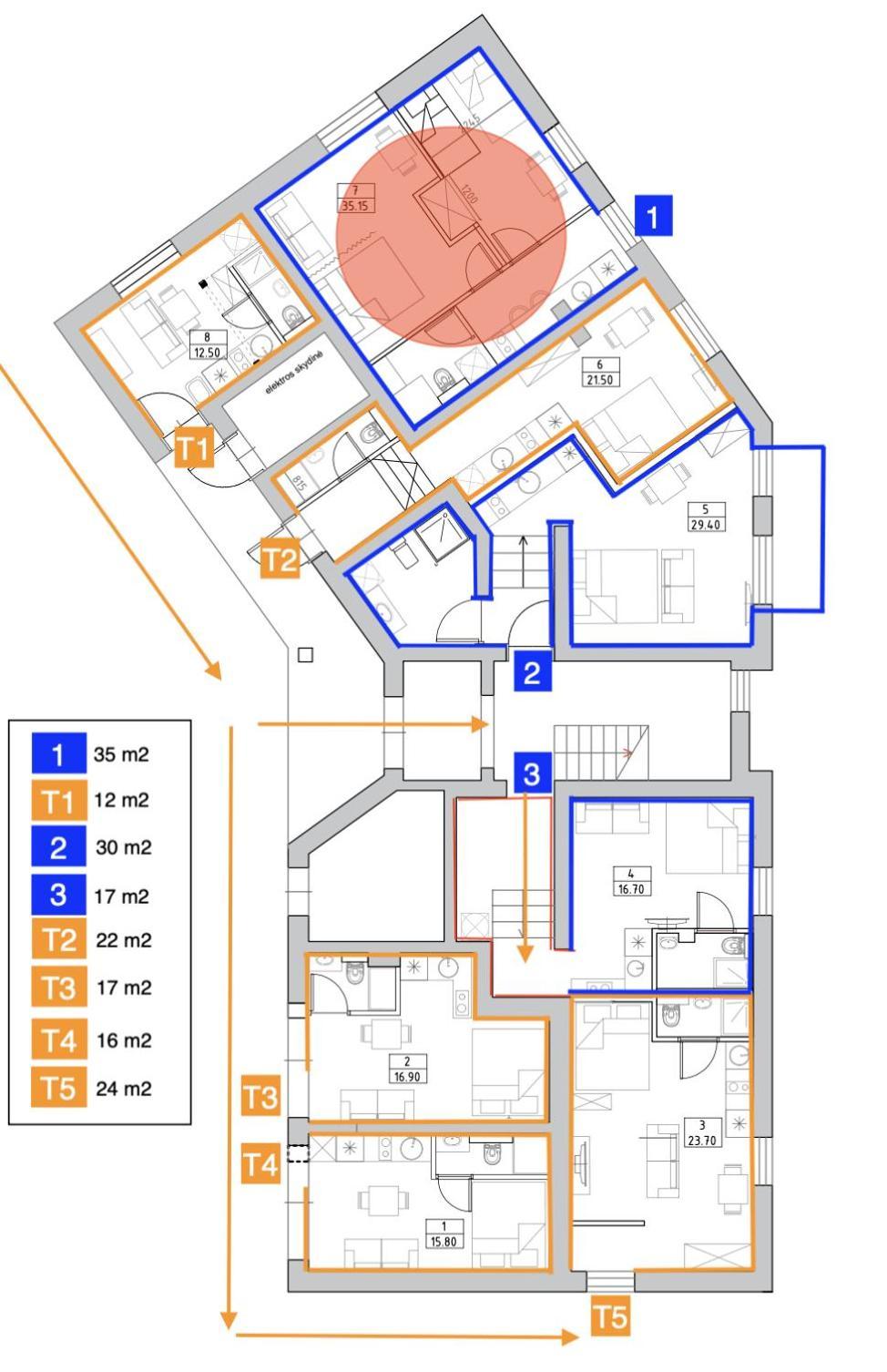 Tilzes Studio Apartaments, Self Check-In, Free Parking, Comfort Klaipėda Oda fotoğraf