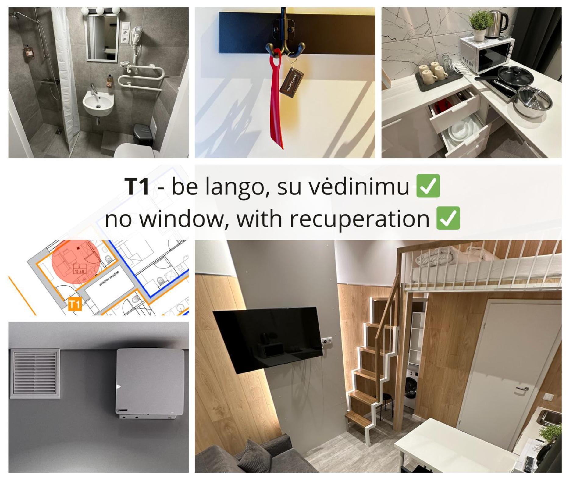 Tilzes Studio Apartaments, Self Check-In, Free Parking, Comfort Klaipėda Oda fotoğraf